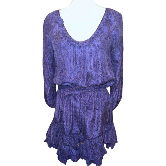Rebecca Taylor Python Print Dress Size 2 - Picture 1 of 7